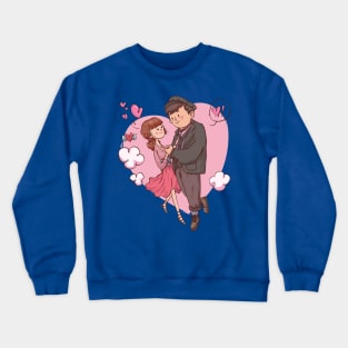 couple lover dancing Crewneck Sweatshirt